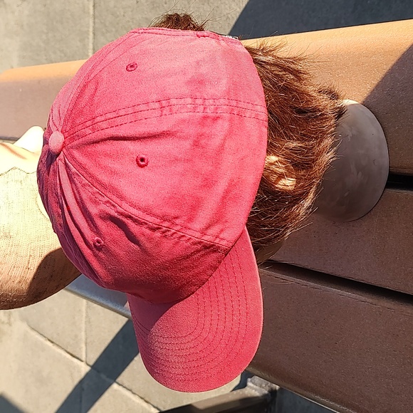 Volcom Stone Tech Delta Hat Red Cap Embroidered Blue Volcom Logo - Picture 4 of 13